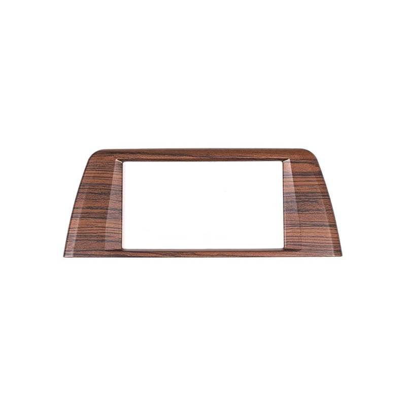 Interieur Zubehör Für X1 F48 2016-2019 ABS Auto Center Console GPS Navigation Bildschirm Dekoration Rahmen Abdeckung Trim Auto Zubehör Auto Innenraum(Pine Wood Grain) von WEIFANAA