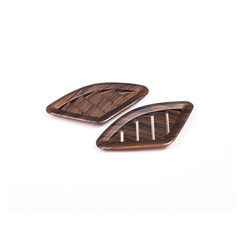 Interieur Zubehör Für X1 F48 2016-2019 X2 F47 2018 Carbon Fiber ABS Chrom Armaturenbrett AC Outlet Vent Abdeckung Trim 2 Pcs Auto Innenraum(Pine Wood Grain) von WEIFANAA