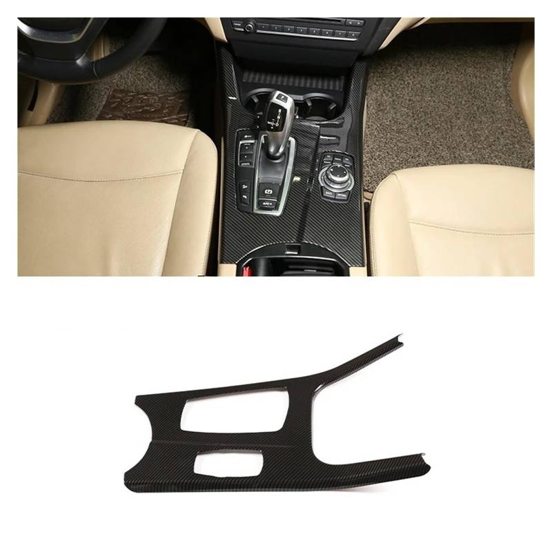 Interieur Zubehör Für X3 F25 X4 F26 2011-2017 LHD RHD ABS Auto Center Control Getriebe Shift Panel Abdeckung Aufkleber Trim Zubehör Auto Innenraum(LHD Carbon Fiber) von WEIFANAA