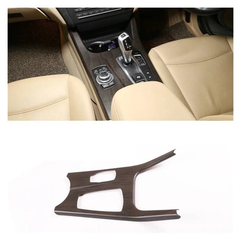 Interieur Zubehör Für X3 F25 X4 F26 2011-2017 LHD RHD ABS Auto Center Control Getriebe Shift Panel Abdeckung Aufkleber Trim Zubehör Auto Innenraum(RHD Oak Grain) von WEIFANAA