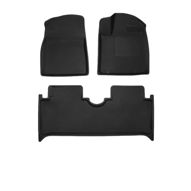 WEIFANAA Kofferraummatten Für BYD Für Dolphin 2024 2023 Fußmatten Kofferraummatten Cargo Liner Mat Rechtslenker 3D XPE Bodenteppiche Auto Kofferraummatten(3pcs Floor mat) von WEIFANAA
