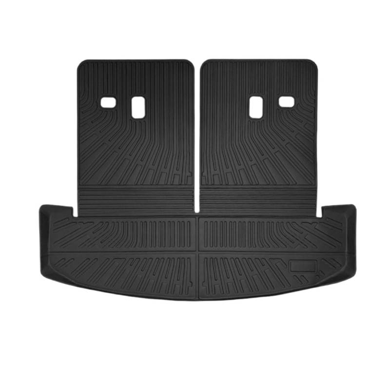 WEIFANAA Kofferraummatten Für Hyundai Für Santa FE 2024 6/7 Sitzer TPE-Fußmatten Allwetterschutz Bodenmatte Cargo Liner Kofferraummatte Auto Kofferraummatten(Trunk mat) von WEIFANAA