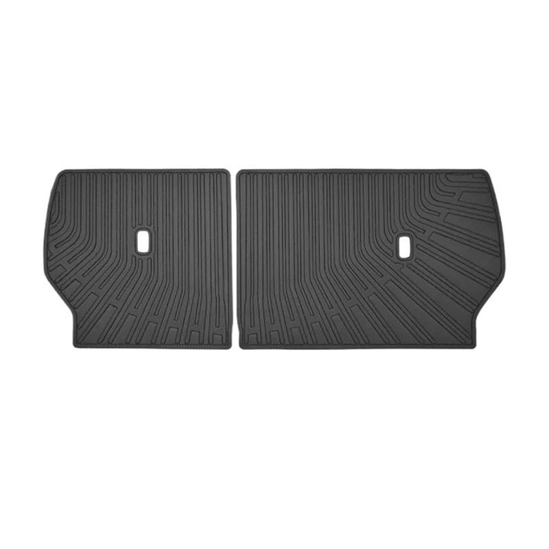 WEIFANAA Kofferraummatten Für Kia Für EV3 2024 2025 TPE-Fußmatten Kofferraummatte Cargo Liner Cargo Mat Allwetter-Rücksitzbezug-Schutz Auto Kofferraummatten(2pcs) von WEIFANAA