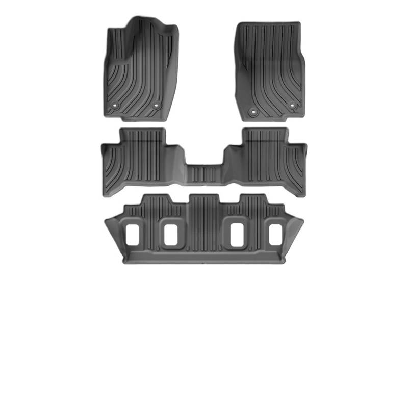 WEIFANAA Kofferraummatten Für Lexus GX550 GX550h 2024 2025 TPE Fußmatten Kofferraummatten Allwetter-Bodenmatte Auto Kofferraummatten(Floor mat) von WEIFANAA