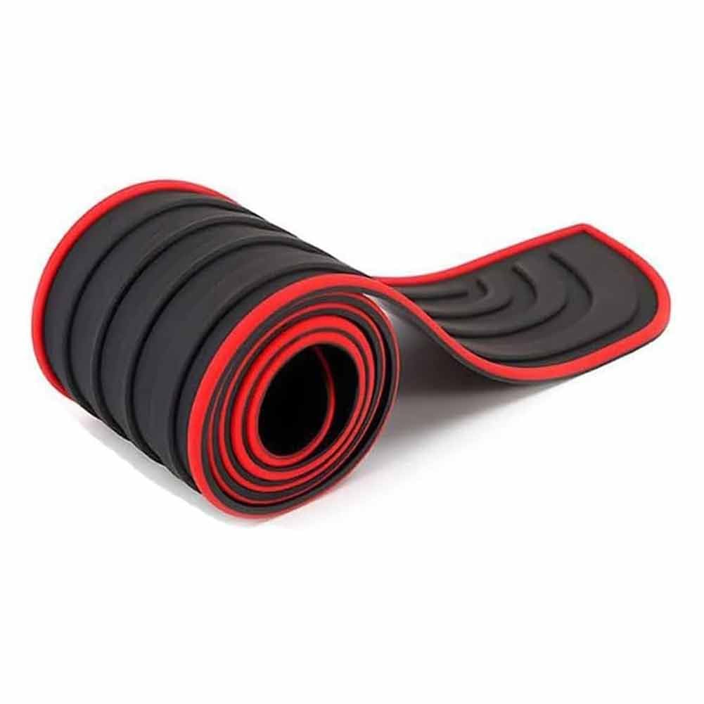StoßStangenschutz Aus Gummi für Nissan Qashqai J12 2022 2023, Anti-Kratz Ladekantenschutz Kofferraum Auto Selbstklebender HeckstoßStangenschutz ZubehöR,B/Black red-90cm*7cm StoßStangenschutz Aus Gummi für Nissan Qashqai J12 2022 2023, Anti-Kratz Ladekantenschutz Kofferraum Auto Selbstklebender HeckstoßStangenschutz ZubehöR,B/Black red-90cm*7cm von WEIHUANB