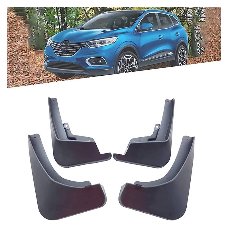 Auto Kotflügel Für Kadjar 2016 2017 2018 2019 Spritzschutz Kotflügel Vorn Hinten Vollschutz Schmutzfänger Autozubehör 4-teilige Schmutzfänger von WEINUANXIN