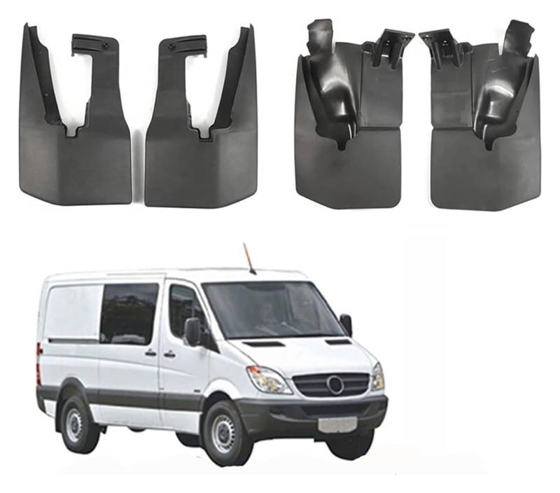 Auto Kotflügel Für M&ercedes Für Sprinter W906 Für Crafter 2006-2017 Spritzschutz Kotflügel Vorne Hinten Vollschutz Schmutzfänger Auto Schmutzfänger von WEINUANXIN