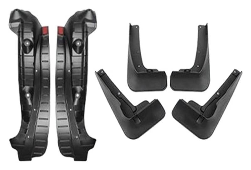 Auto Kotflügel Für T&oyota Für Highlander Für Kluger XU70 2021 2022 2023 Auto Kotflügel Kotflügel Schmutzfänger Schutz Spritzschutz Autorad(A B 6 PCS) von WEINUANXIN