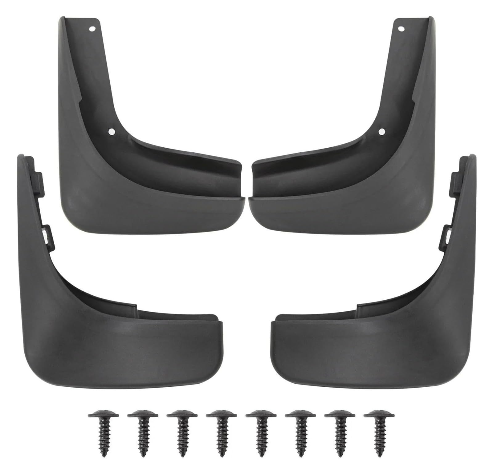 Auto Kotflügel Für VW Für G&olf 6 Mk6 Schrägheck 2009-2012 Set Geformte Schmutzfänger Schmutzfänger Spritzschutz Vorne Hinten Klappe Kotflügel(1) von WEINUANXIN