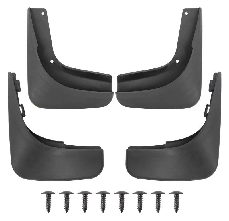 Auto Kotflügel Für VW Für G&olf 6 Mk6 Schrägheck 2009-2012 Set Geformte Schmutzfänger Schmutzfänger Spritzschutz Vorne Hinten Klappe Kotflügel(1) von WEINUANXIN