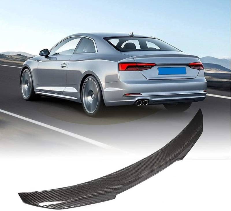 Auto Heckspoiler Spoiler für Audi A5 B9 Base Sline Coupe 2017-2019, ABS Material Heckkofferraumlippe Heckspoilerflügel Kofferraum Spoiler Rear Trunk Wing von WEIQQI