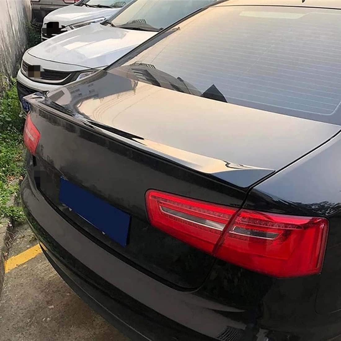 Auto Heckspoiler Spoiler für Audi A6 C7 2011 2012 2013 2014 2015 2016 2017 2018, ABS Material Heckkofferraumlippe Heckspoilerflügel Kofferraum Spoiler Rear Trunk Wing Auto Heckspoiler Spoiler für Audi A6 C7 2011 2012 2013 2014 2015 2016 2017 2018, ABS Material Heckkofferraumlippe Heckspoilerflügel Kofferraum Spoiler Rear Trunk Wing von WEIQQI