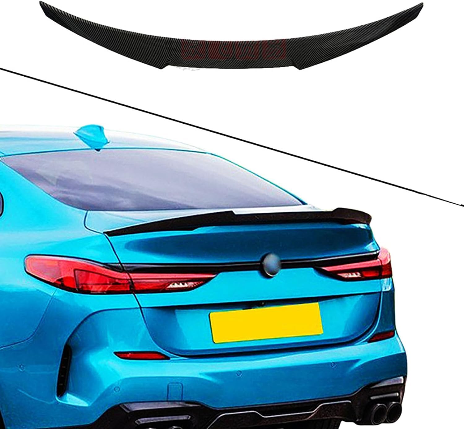 Auto Heckspoiler Spoiler für BMW 2er F44 2020-2024, ABS Material Heckkofferraumlippe Heckspoilerflügel Kofferraum Spoiler Rear Trunk Wing Auto Heckspoiler Spoiler für BMW 2er F44 2020-2024, ABS Material Heckkofferraumlippe Heckspoilerflügel Kofferraum Spoiler Rear Trunk Wing von WEIQQI