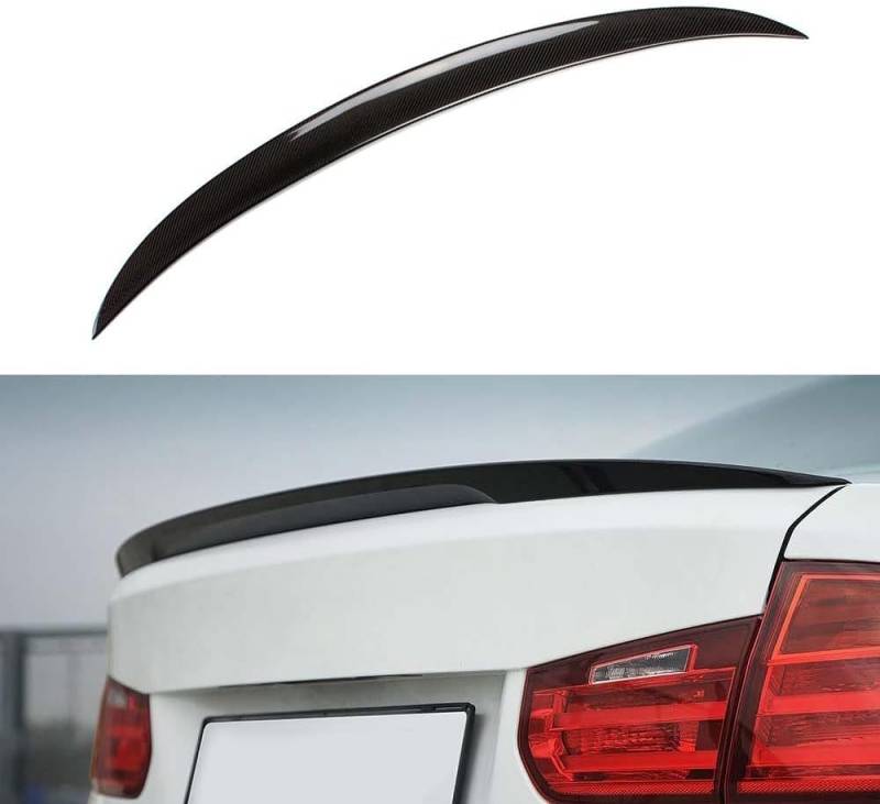 Auto Heckspoiler Spoiler für BMW 3 Series F30 328d 328dX 2012-2018, ABS Material Heckkofferraumlippe Heckspoilerflügel Kofferraum Spoiler Rear Trunk Wing von WEIQQI