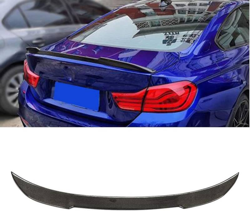 Auto Heckspoiler Spoiler für BMW 4er F36 GT Gran Coupé 2014–2019, ABS Material Heckkofferraumlippe Heckspoilerflügel Kofferraum Spoiler Rear Trunk Wing von WEIQQI