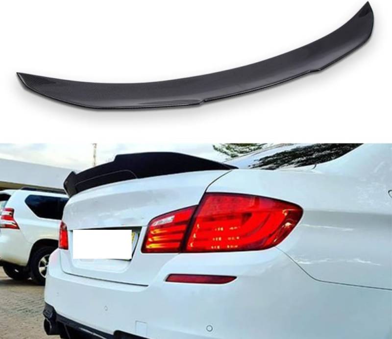 Auto Heckspoiler Spoiler für BMW 5 Series F10 F18 2010-2016, ABS Material Heckkofferraumlippe Heckspoilerflügel Kofferraum Spoiler Rear Trunk Wing von WEIQQI