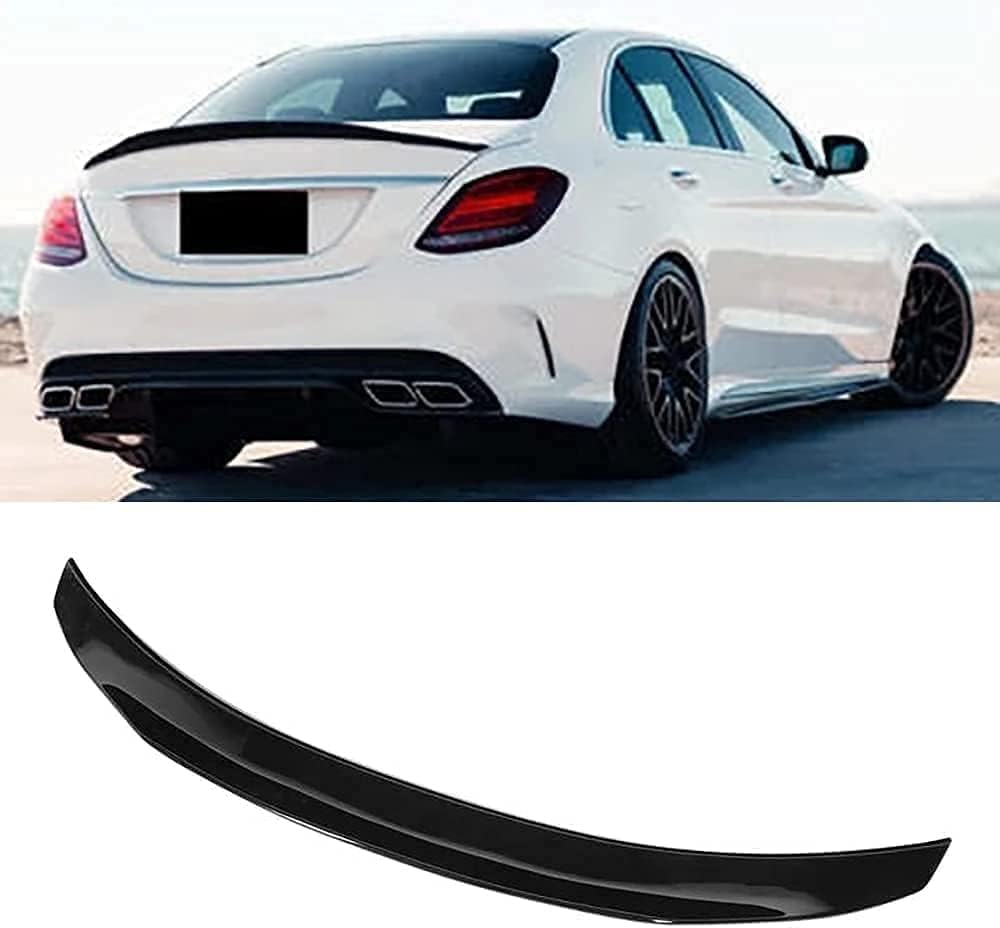 Auto Heckspoiler Spoiler für Benz C-Class AMG W205 C43 C63 C63S 2015-2020, ABS Material Heckkofferraumlippe Heckspoilerflügel Kofferraum Spoiler Rear Trunk Wing Auto Heckspoiler Spoiler für Benz C-Class AMG W205 C43 C63 C63S 2015-2020, ABS Material Heckkofferraumlippe Heckspoilerflügel Kofferraum Spoiler Rear Trunk Wing von WEIQQI