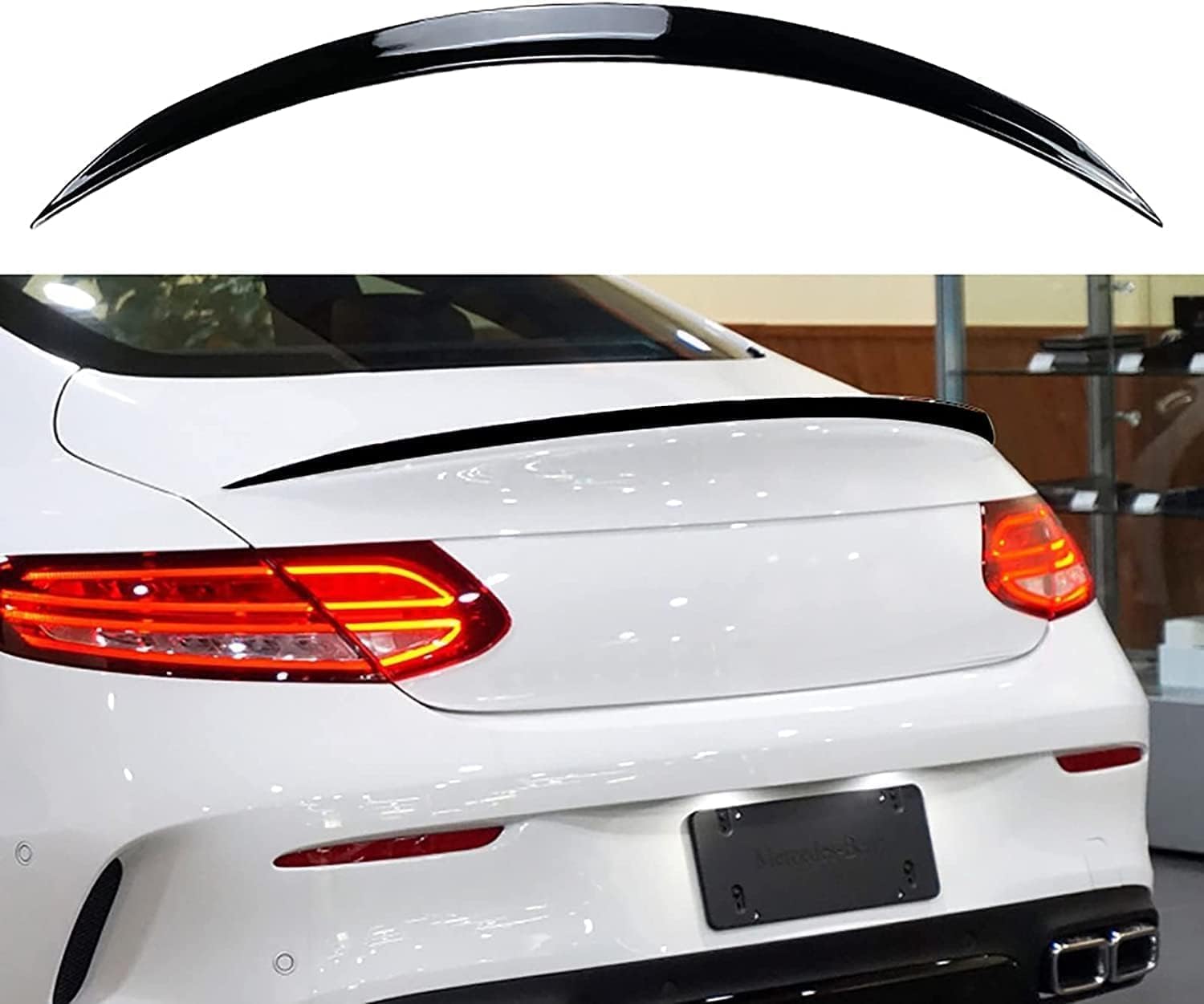 Auto Heckspoiler Spoiler für Benz C Class C Coupe C205 C200 C260 C300 2015-2021 AMG, ABS Material Heckkofferraumlippe Heckspoilerflügel Kofferraum Spoiler Rear Trunk Wing Auto Heckspoiler Spoiler für Benz C Class C Coupe C205 C200 C260 C300 2015-2021 AMG, ABS Material Heckkofferraumlippe Heckspoilerflügel Kofferraum Spoiler Rear Trunk Wing von WEIQQI