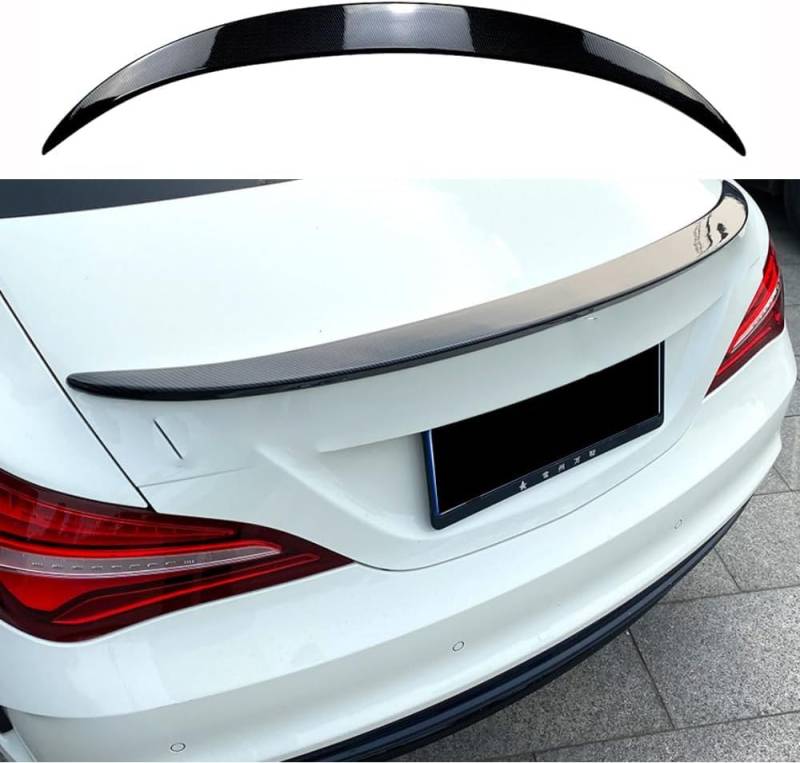 Auto Heckspoiler Spoiler für Benz CLA-Class C117 CLA180 200 CLA45 AMG 2013-2019, ABS Material Heckkofferraumlippe Heckspoilerflügel Kofferraum Spoiler Rear Trunk Wing von WEIQQI
