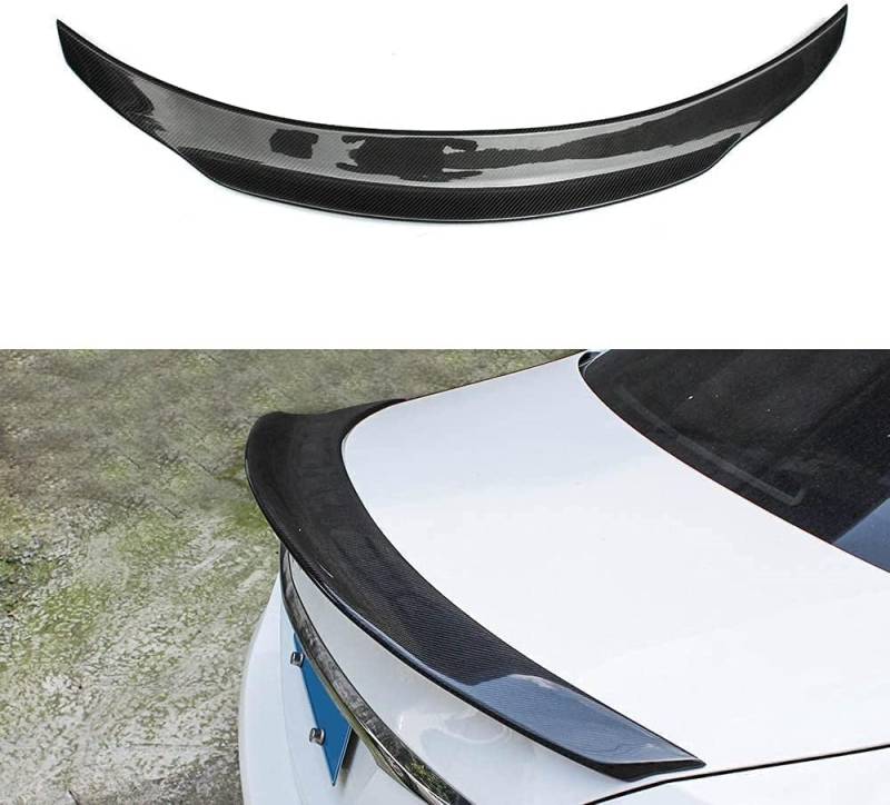 Auto Heckspoiler Spoiler für Benz CLA Class W117 C117 4-Door Saloon 2013-2019, ABS Material Heckkofferraumlippe Heckspoilerflügel Kofferraum Spoiler Rear Trunk Wing von WEIQQI