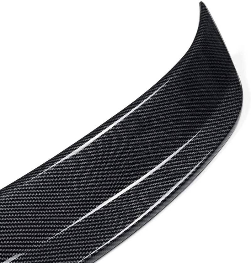 Auto Heckspoiler Spoiler für Ford Fiesta MK6 MK7 MK7.5 MK8 ST 2002-2021, ABS Material Heckkofferraumlippe Heckspoilerflügel Kofferraum Spoiler Rear Trunk Wing von WEIQQI
