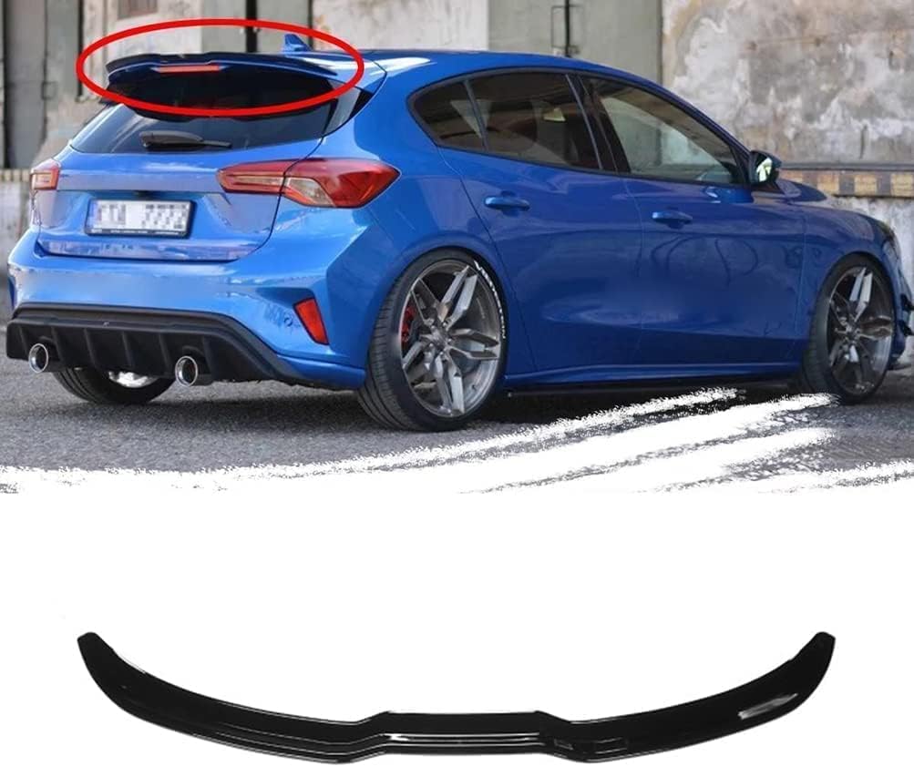 Auto Heckspoiler Spoiler für Ford Focus MK4 ST-LINE 2019 2020 2021, ABS Material Heckkofferraumlippe Heckspoilerflügel Kofferraum Spoiler Rear Trunk Wing Auto Heckspoiler Spoiler für Ford Focus MK4 ST-LINE 2019 2020 2021, ABS Material Heckkofferraumlippe Heckspoilerflügel Kofferraum Spoiler Rear Trunk Wing von WEIQQI