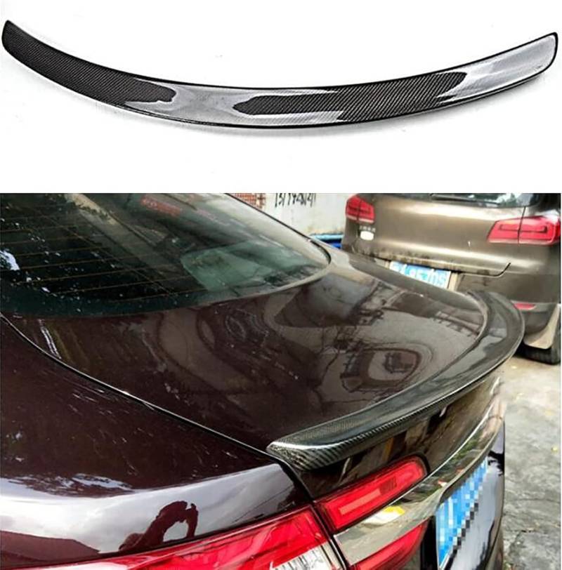 Auto Heckspoiler Spoiler für Jaguar XF 2009-2015, ABS Material Heckkofferraumlippe Heckspoilerflügel Kofferraum Spoiler Rear Trunk Wing von WEIQQI