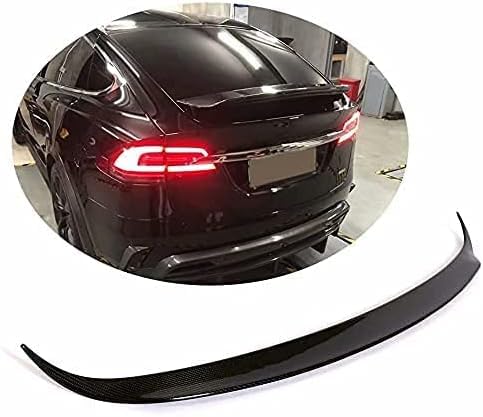 Auto Heckspoiler Spoiler für Tesla Model X 75D 90D P90D 100D P100D 2015-2018, ABS Material Heckkofferraumlippe Heckspoilerflügel Kofferraum Spoiler Rear Trunk Wing von WEIQQI