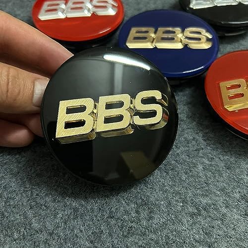 4 Stück Auto Nabendeckel für BBS 68mm, Radnabenkappen Nabenabdeckungen Nabenkappe Auto Zentralnabenabdeckung Nabenabdeckung Felgendeckel,C von WEITOL