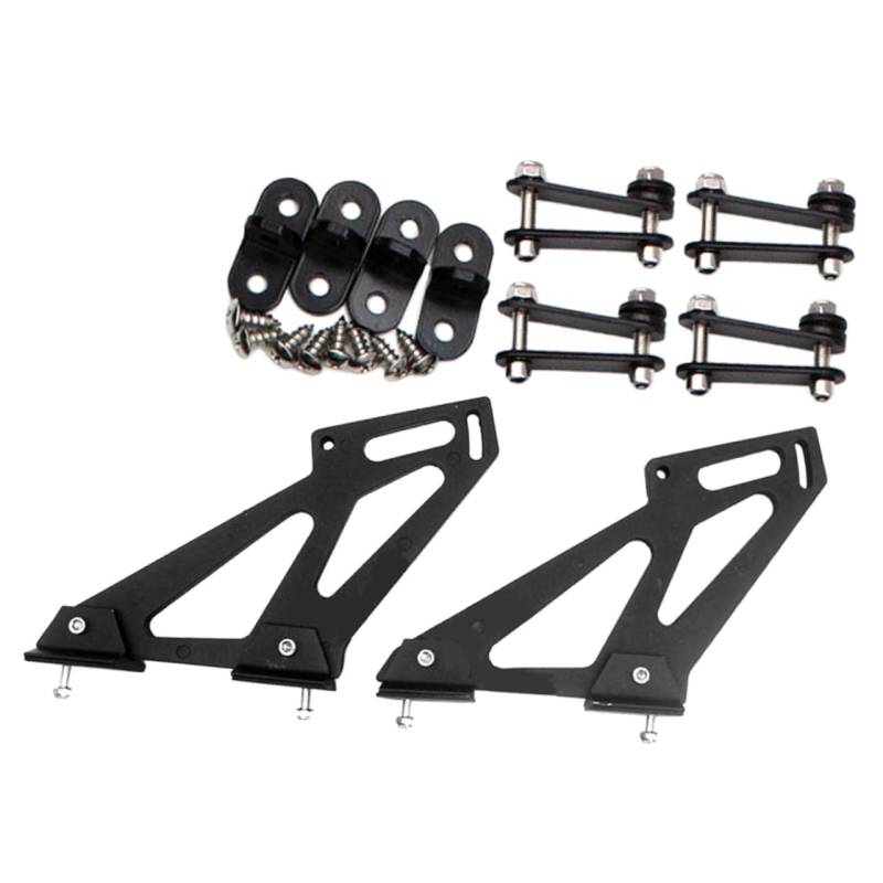WEKADRIN 1Satz Spoilerhalterung für Racing Heckspoiler Leichte und Langlebige Halterung für Optimale Aerodynamische und Einfache Installation Passend von WEKADRIN