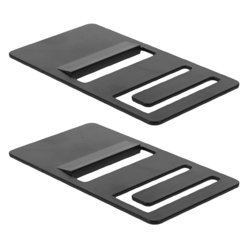 WEKADRIN 2 Stück Kühlschrank -Türschloss Teile für Wohnmobil-Duschtüren RV -Kühlschrank -Ablagerungsclips RV-Türhalter-Clips RV -Kühlschränke Kühlschrank Zubehör Abs Black von WEKADRIN