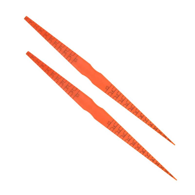 WEKADRIN 2Stücke Messwerkzeug Für Autolücken Präzises Messgerät Zur Einfachen Überprüfung Von Fahrzeugtüren Und Karosseriegaps Für Fahrzeugtypen Orangefarbenes Design von WEKADRIN
