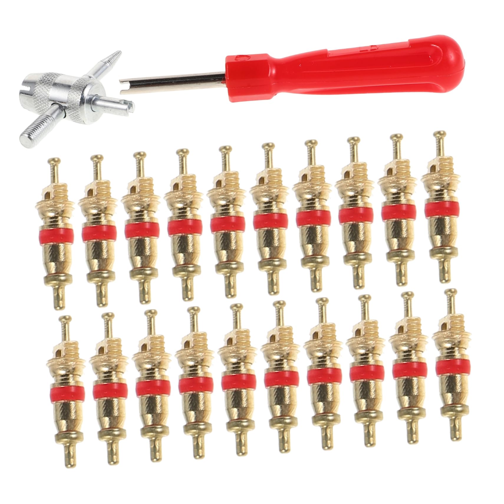 WEKADRIN 32 Stück Autoreifenventil schlauchlos Kern Ventile Reparatur Ersatz mit Wechselstrom- -Ventilwerkzeug Reifenventilstammwerkzeug Reifenventilabdeckung Metall WEKADRIN 32 Stück Autoreifenventil schlauchlos Kern Ventile Reparatur Ersatz mit Wechselstrom- -Ventilwerkzeug Reifenventilstammwerkzeug Reifenventilabdeckung Metall von WEKADRIN
