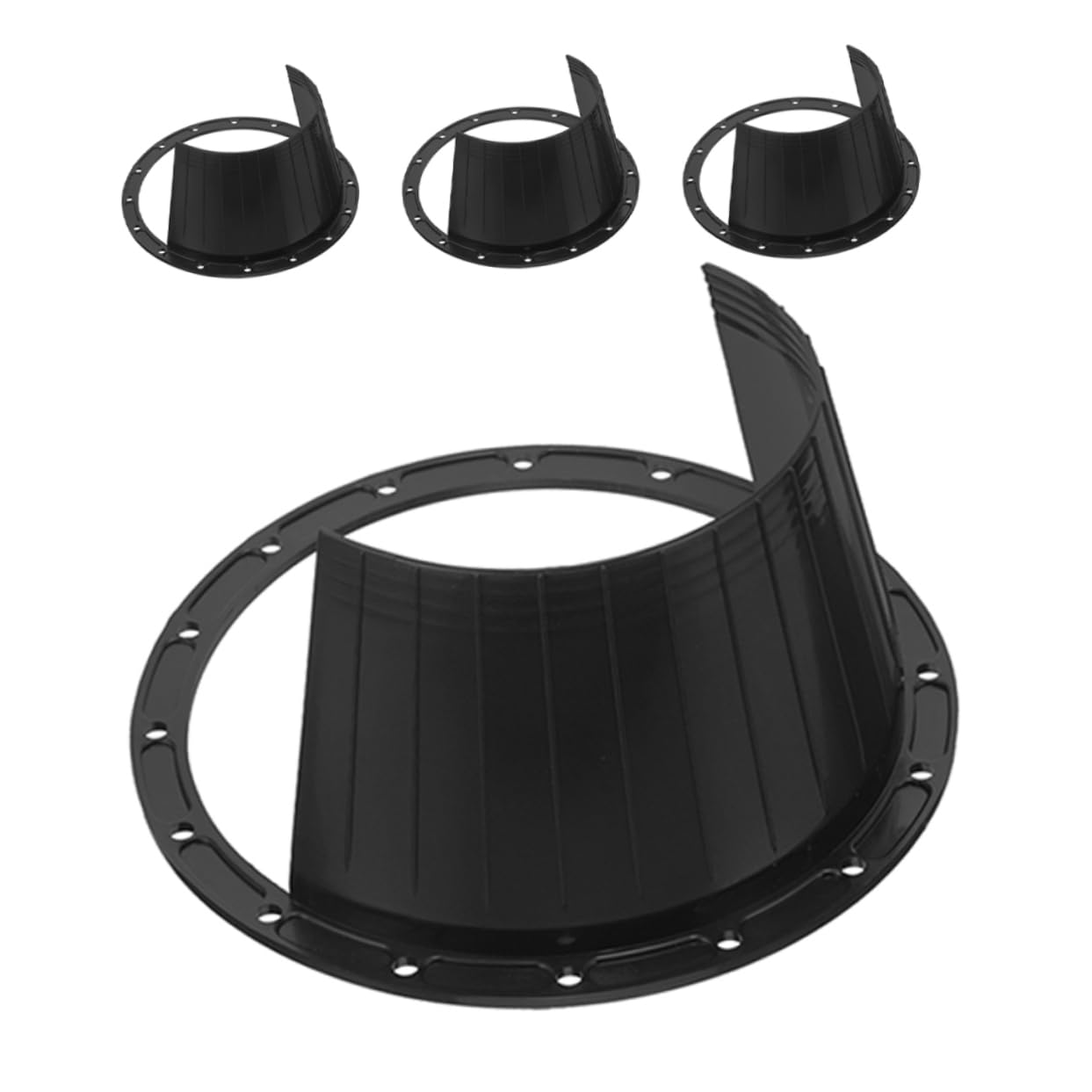 WEKADRIN 4 Stück Lautsprecher wasserdichte Abdeckung Lautsprecherbefestigungsdichtung Lautsprecher-Abstandshalter Lautsprecheradapterhalterung Lautsprecherring Plastik Black WEKADRIN 4 Stück Lautsprecher wasserdichte Abdeckung Lautsprecherbefestigungsdichtung Lautsprecher-Abstandshalter Lautsprecheradapterhalterung Lautsprecherring Plastik Black von WEKADRIN