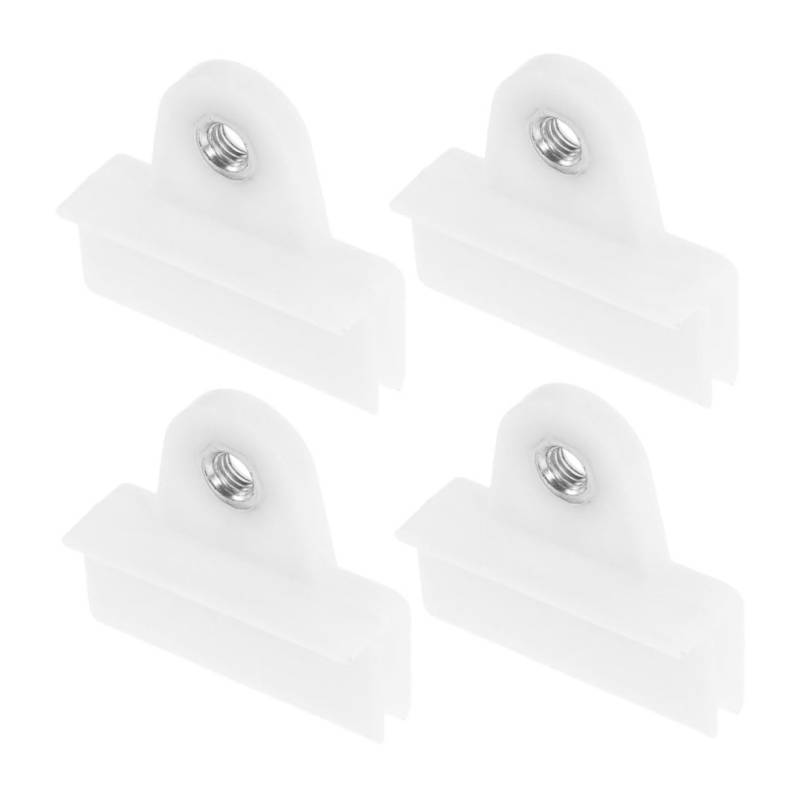 WEKADRIN 4 Stücke Glas Feste Schnalle Clips Auto Glas Clip Auto Fenster Clip Fenster Schließen Schnalle Weiß Kunststoff von WEKADRIN