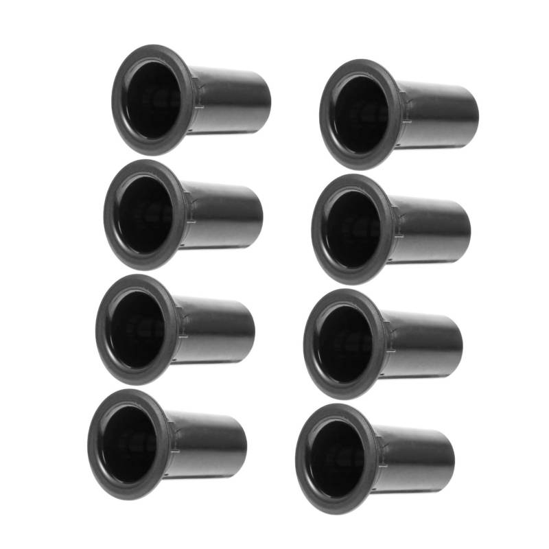 WEKADRIN 8Stücke Lautsprecher Port Röhren Abs Lautsprecher Bass Reflex Röhren für Optimale Bassantwort für Verschiedene Lautsprechertypen Polierte Oberfläche von WEKADRIN