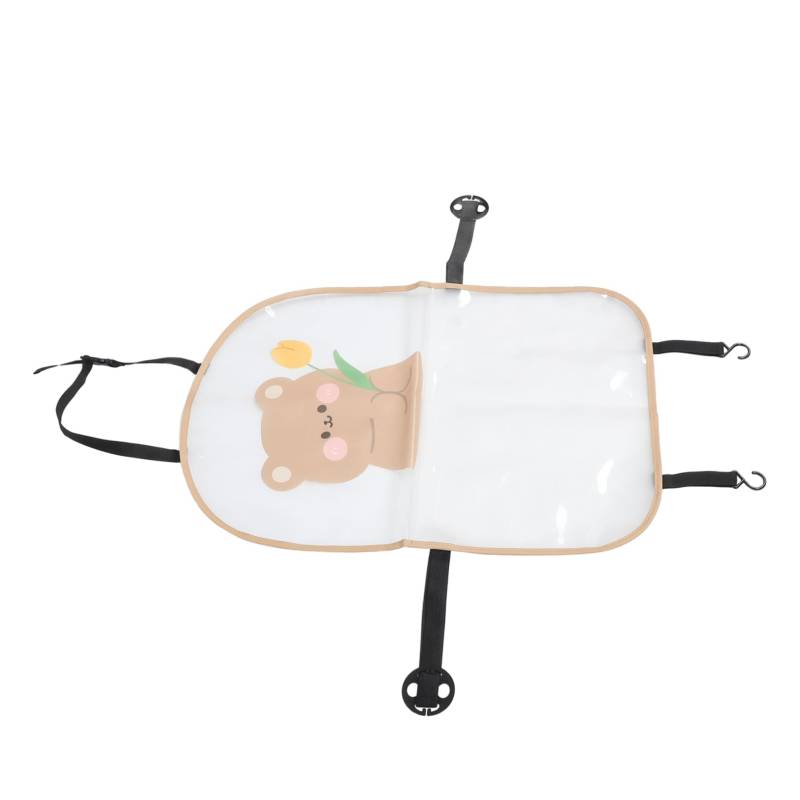 WEKADRIN Kickpad Pads Rückseite trete Kind Unterlage Schutz Rücksitzbezüge Anti-Kick-Pad für Autositze Rückenlehnen-Organizer Rücksitz-Auto-Organizer Auto Rücksitzmatte PVC von WEKADRIN