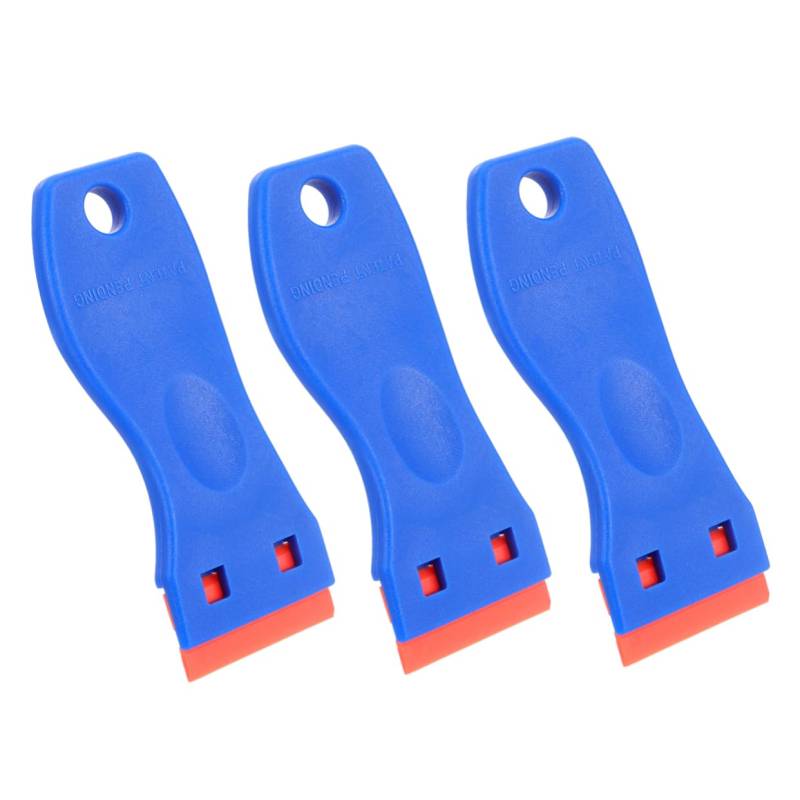 WEKADRIN Kunststoff Spachtel Set für Auto Folierung Teiliges Set mit Schabern und Kunststoffmessern für Präzises Entfernen von Aufklebern und Folien von WEKADRIN
