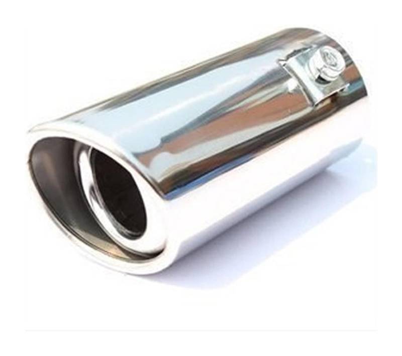 Auto Endrohre Auspuffspitze Auto Chrom Auspuffrohrspitze Schalldämpfer Edelstahlverkleidung Endrohr Schalldämpfer Auspuffendrohr(Bevel) von WEKPOPMEVL