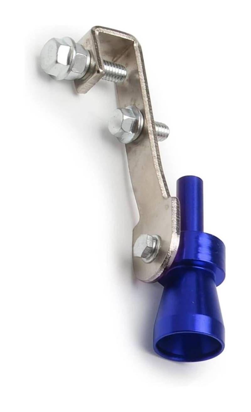 Auto Endrohre Auspuffspitze Fahrzeug Refit Auspuffrohr Turbo Sound Whistle Schalldämpfer Universal Sound Simulator Auspuffendrohr(Blau,S) von WEKPOPMEVL