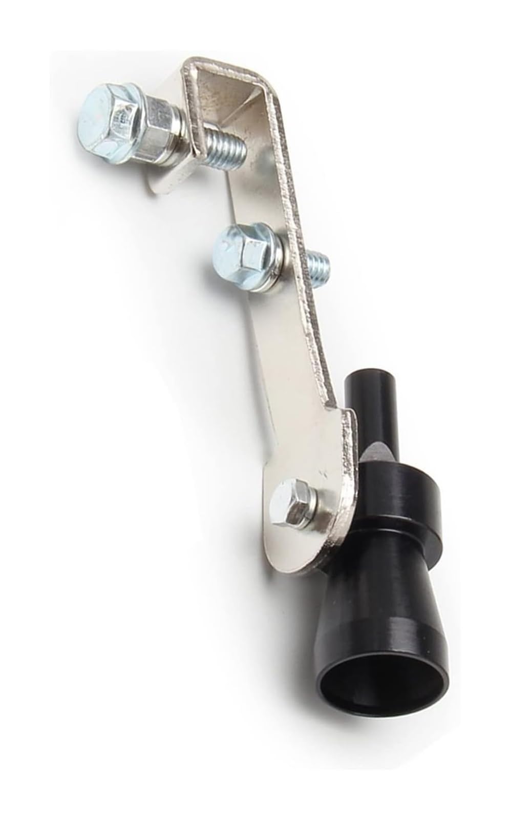 Auto Endrohre Auspuffspitze Fahrzeug Refit Auspuffrohr Turbo Sound Whistle Schalldämpfer Universal Sound Simulator Auspuffendrohr(Schwarz,S) von WEKPOPMEVL