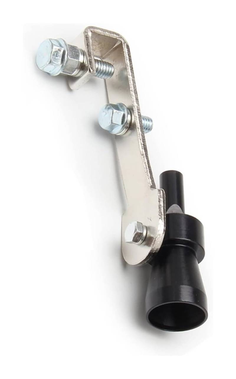 Auto Endrohre Auspuffspitze Fahrzeug Refit Auspuffrohr Turbo Sound Whistle Schalldämpfer Universal Sound Simulator Auspuffendrohr(Schwarz,S) von WEKPOPMEVL
