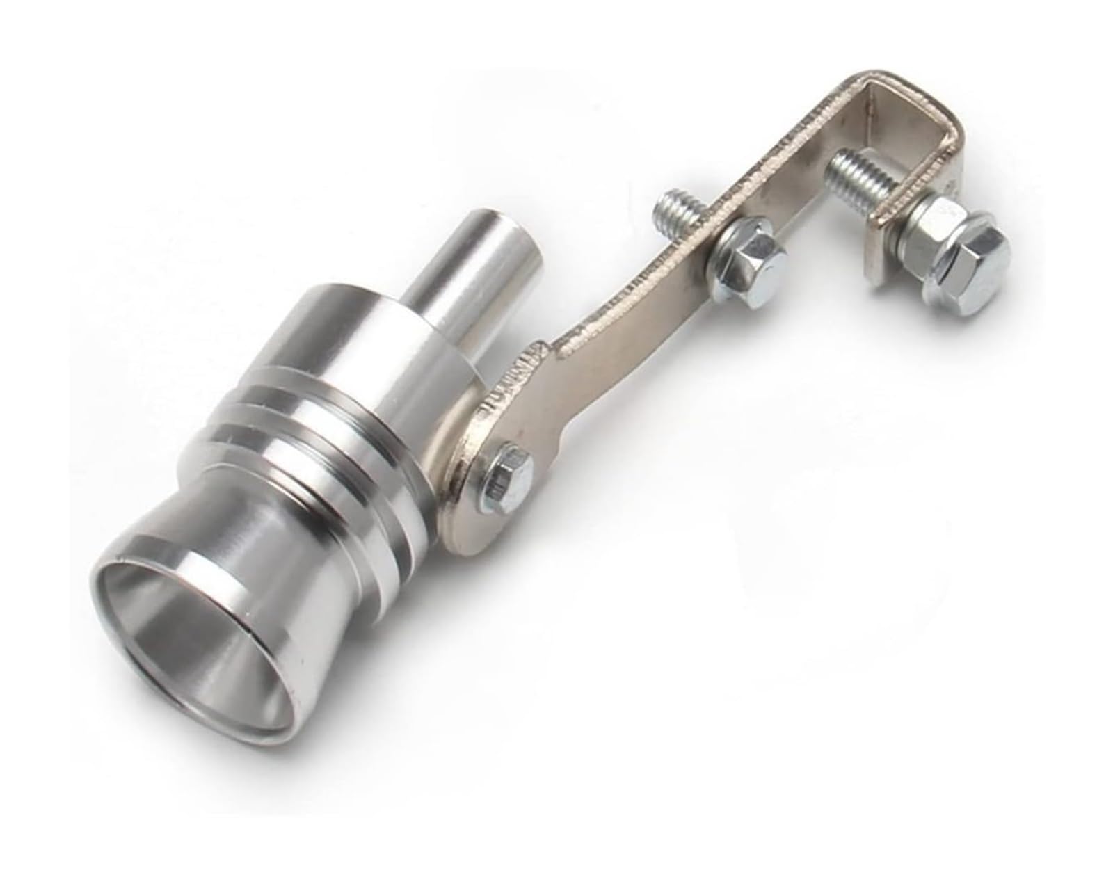Auto Endrohre Auspuffspitze Fahrzeug Refit Auspuffrohr Turbo Sound Whistle Schalldämpfer Universal Sound Simulator Auspuffendrohr(Silber,L) von WEKPOPMEVL