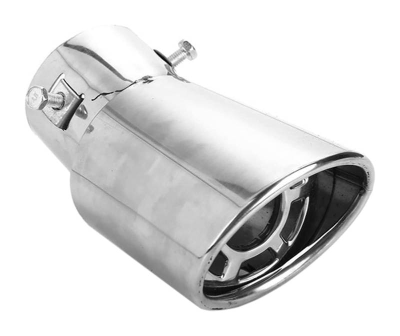 Auto Endrohre Auspuffspitze Universal Auto Auto Hinten Gebogenes Auspuffrohr Endschalldämpfer Spitze Zubehör Auspuffendrohr von WEKPOPMEVL