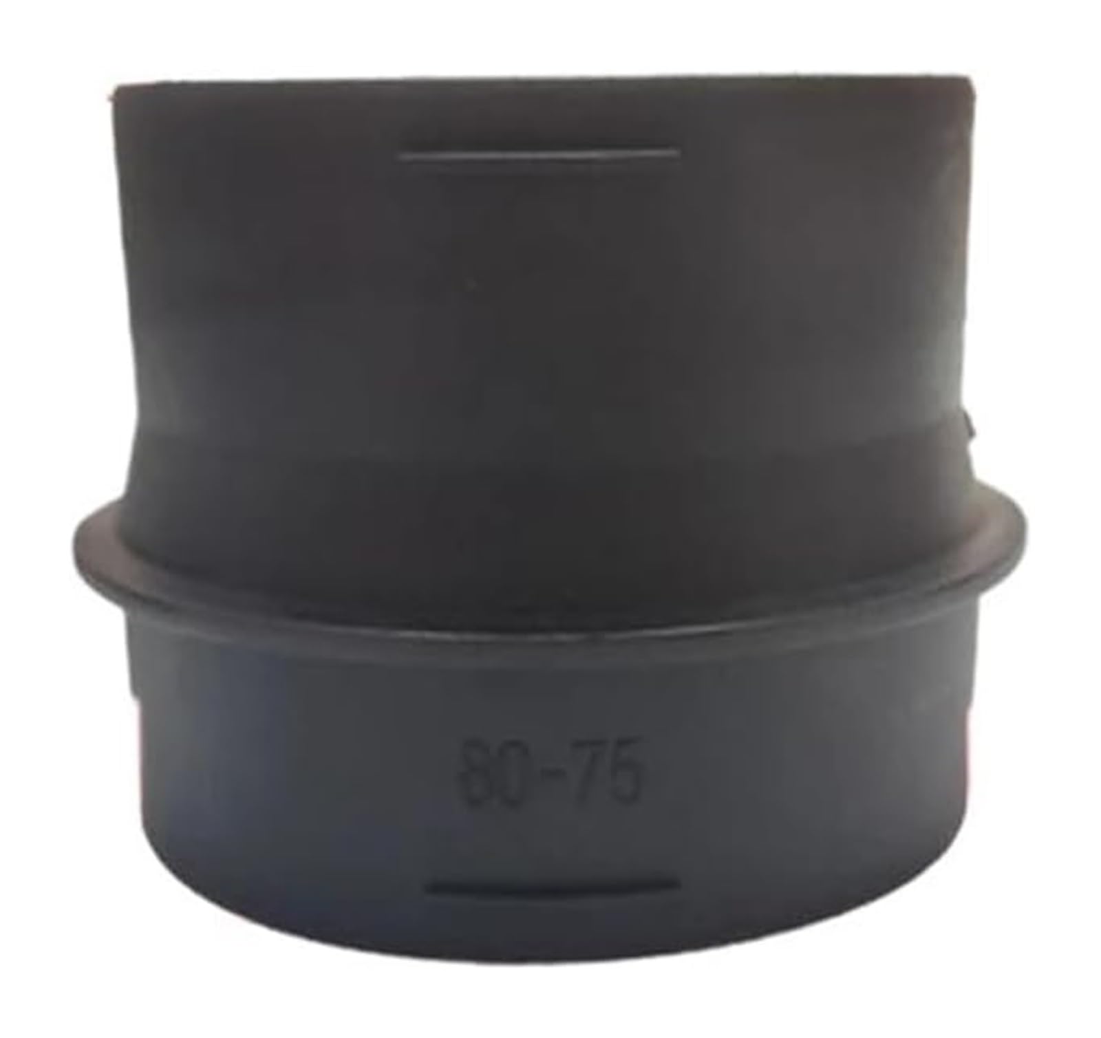 Auto Endrohre Auto Auspuff Endrohr Spitze 42/60/75/80/90mm Auto Heizung Führung Reduzierer Schlauch Rohr Stecker Rohr Joiner Für Diesel Parkplatz(80mm-75mm Connector) von WEKPOPMEVL