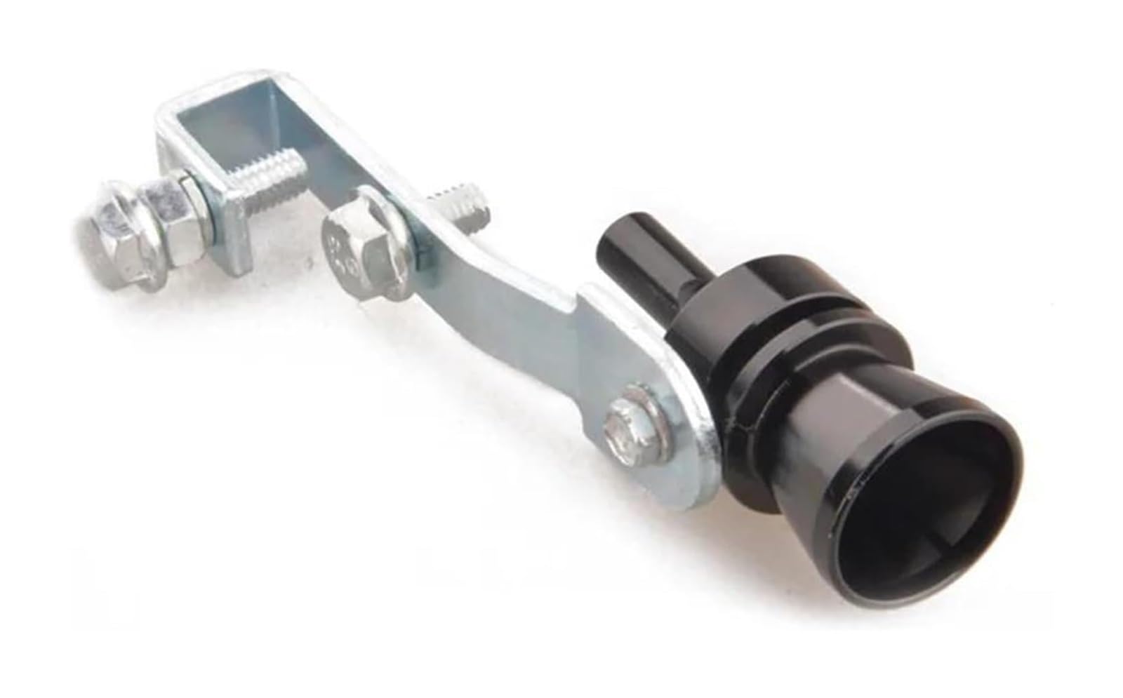 Auto Endrohre Auto Auspuff Endrohr Spitze Turbo Sound Auto Auspuff Booster Lautsprecher Universal Auto Schalldämpfer Endrohr Whistle Blow Off Ventil(Black M) von WEKPOPMEVL