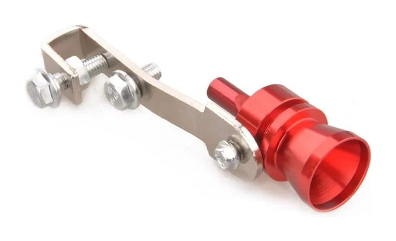Auto Endrohre Auto Auspuff Endrohr Spitze Turbo Sound Auto Auspuff Booster Lautsprecher Universal Auto Schalldämpfer Endrohr Whistle Blow Off Ventil(Red M) von WEKPOPMEVL