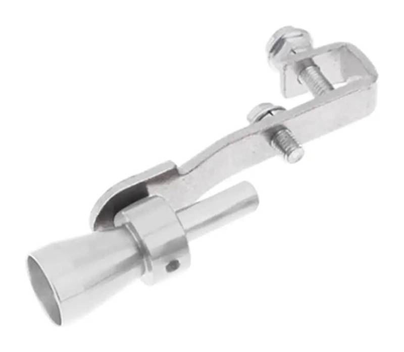 Auto Endrohre Auto Auspuff Endrohr Spitze Universal Edelstahl Auto Turbo Schalldämpfer Auspuffrohr Blow-off Vale Sound Simulator Pfeife(Silver M) von WEKPOPMEVL
