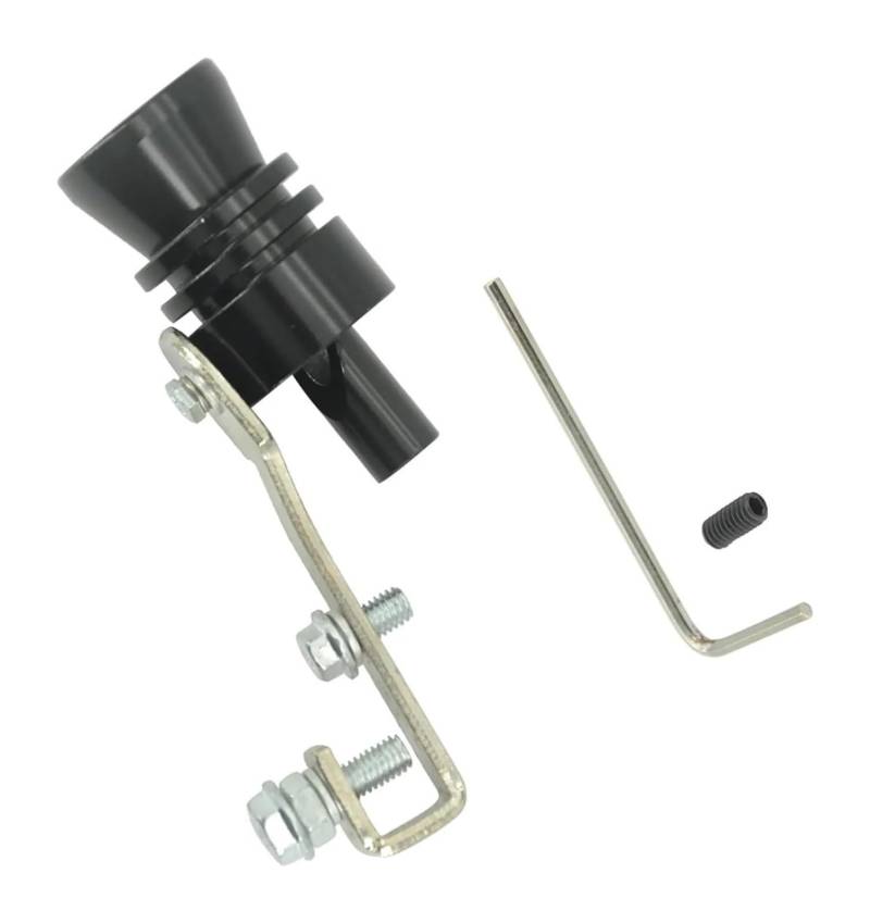 Auto Endrohre Auto Auspuff Endrohr Spitze Universal Sound Simulator Auto Turbo Sound Whistle Schalldämpfer Fahrzeug Refit Gerät Auspuffrohr(L) von WEKPOPMEVL
