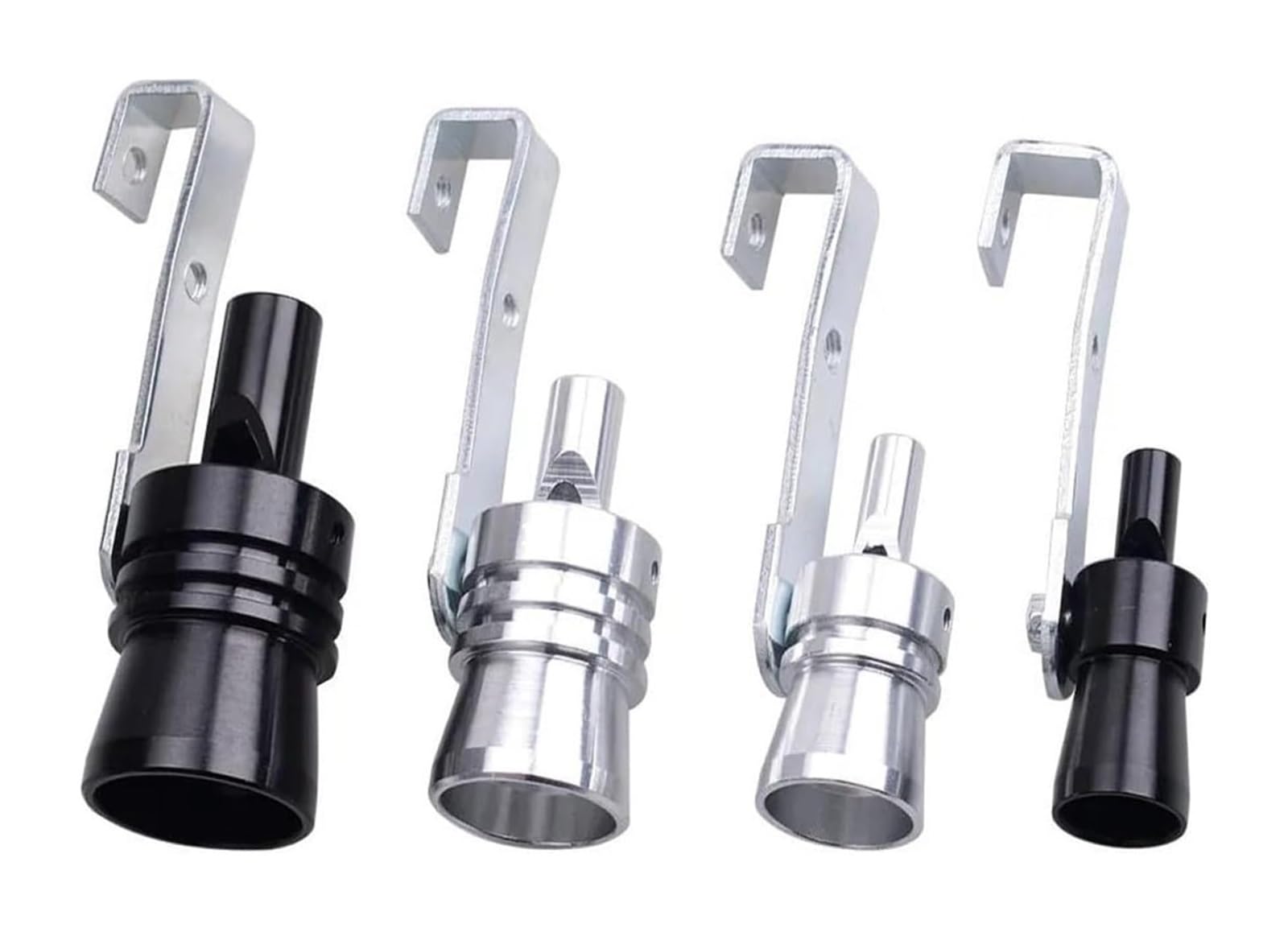 Auto Endrohre Auto Auspuff Endrohr Spitze Universal Turbo Sound Simulator Pfeife Auto Auspuffrohr Pfeife Fahrzeug Sound Schalldämpfer S/M/L/(Silver S) von WEKPOPMEVL